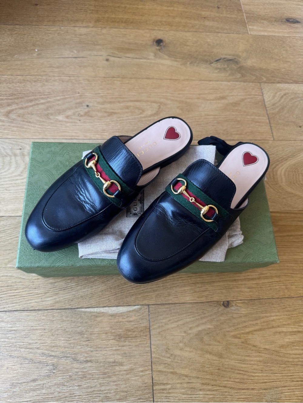 Gucci Princetown Mules - 6.5